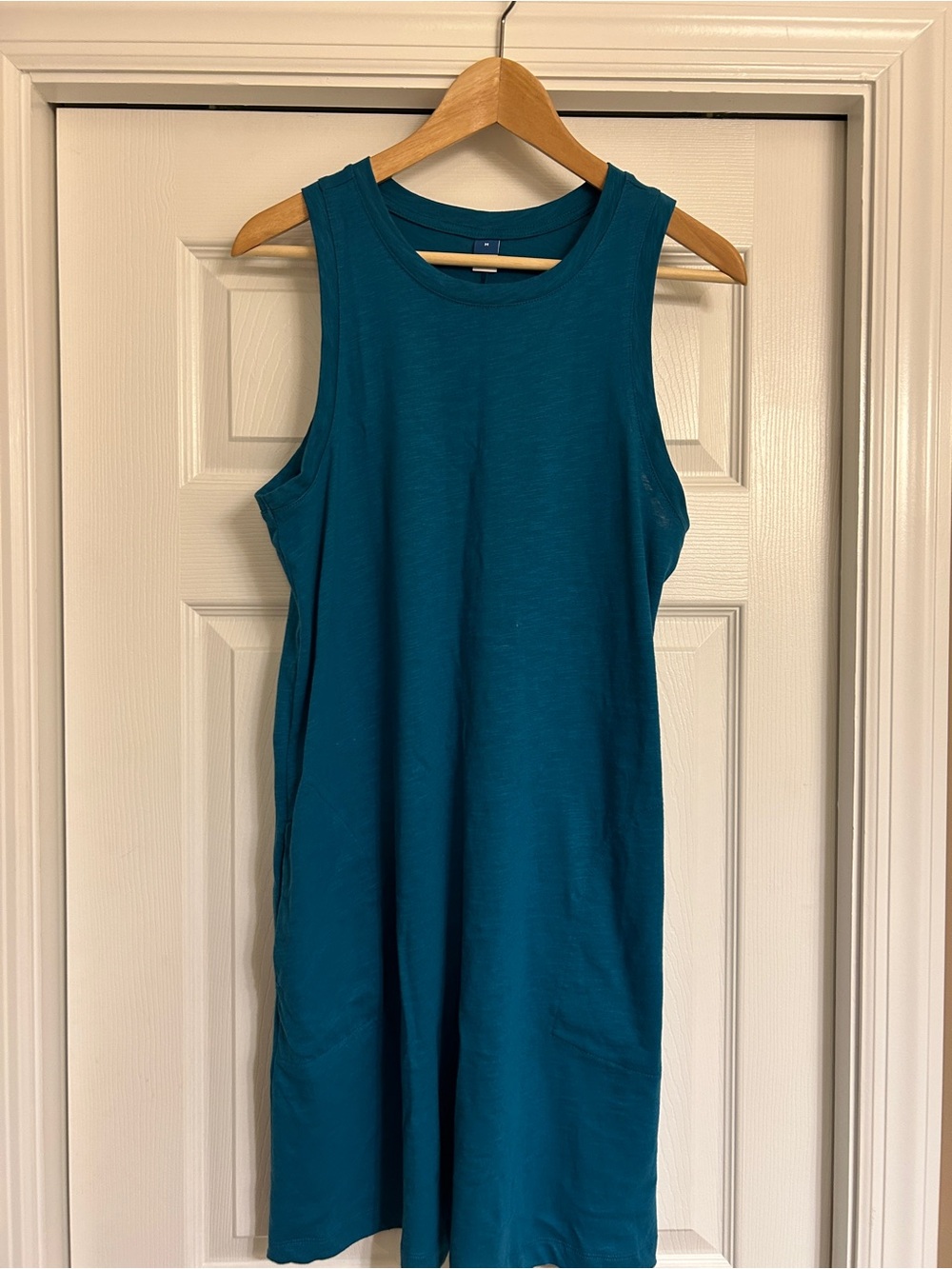 Women’s Teal sleeveless tank dress – Old Navy
